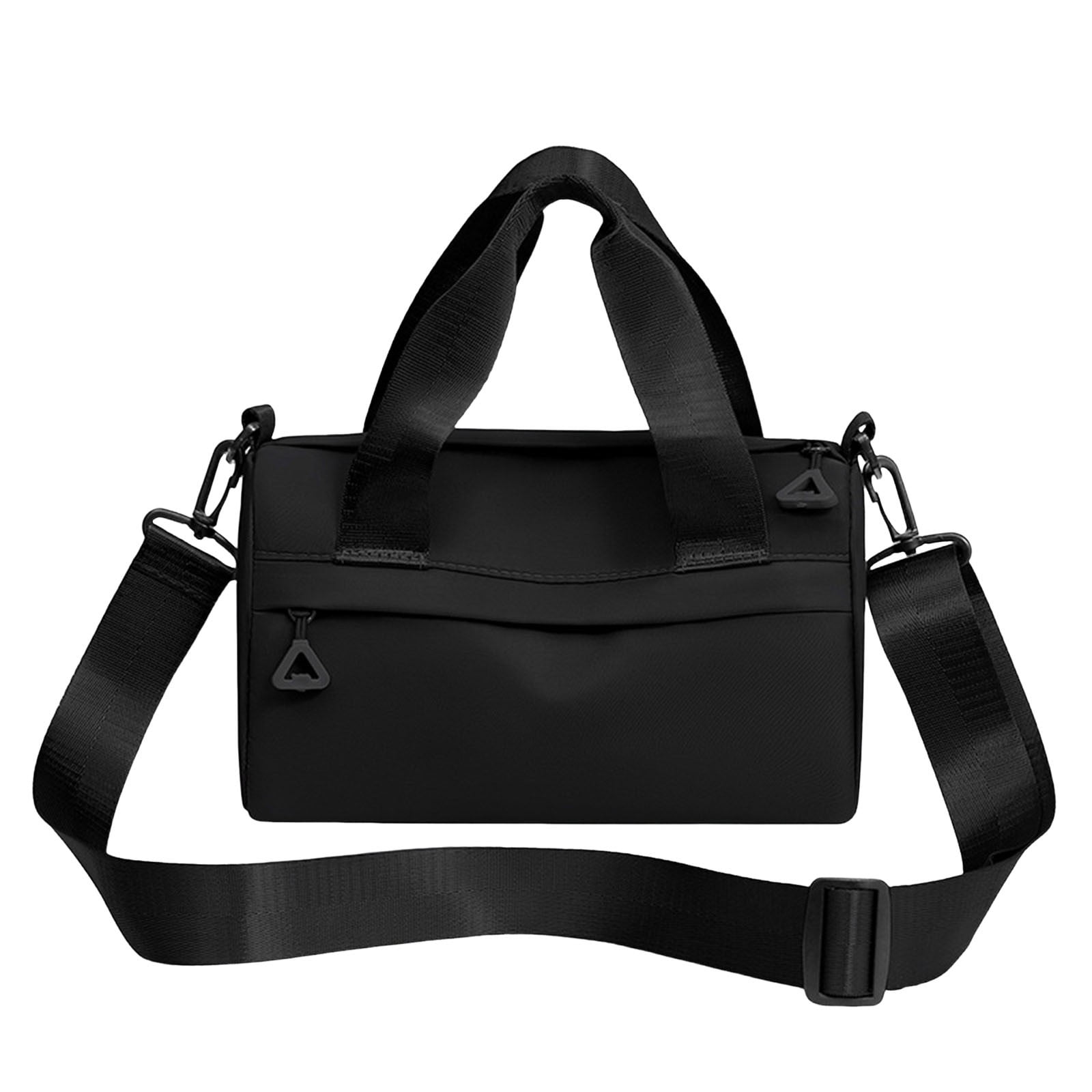 SCNOR Lunch Bag for Women and Men,Insulated Lunch Tote,Stitch Bento Bags,Black