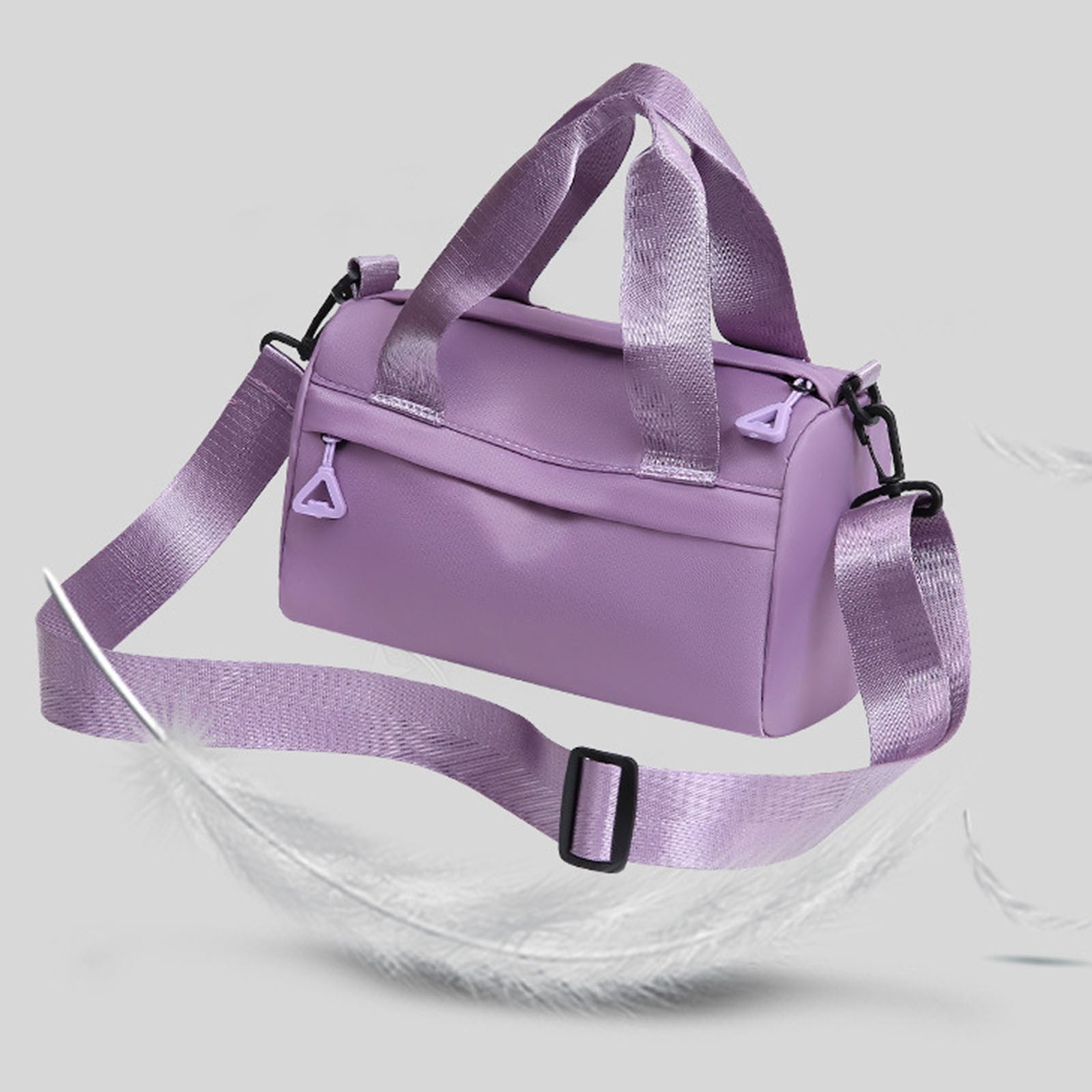 SCNOR Lunch Bag for Women and Men,Insulated Lunch Tote,Stitch Bento Bags,Purple