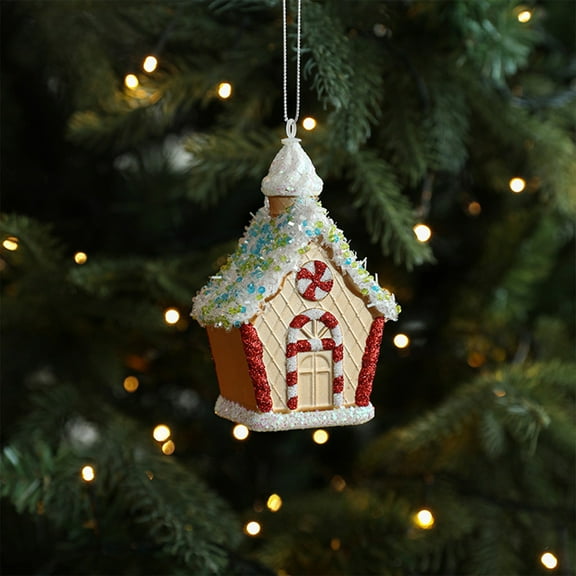 SCNOR Plastic Christmas Tree Ornaments - Cute Festive Decor with Hanging String, Durable for Window & Tree, Holiday Gift