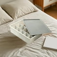 thumbnail image 1 of SCNOR Small Storage Boxes Plastic Clothes Organizers and Storage with Lids, 1 of 6