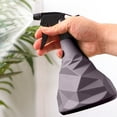 thumbnail image 1 of SCNOR Spray Bottle for Plants & Cleaning, 24oz BPA-Free with Adjustable Nozzle, Geometric Design, Fine Mist Sprayer, Matte Gray, 1 of 6