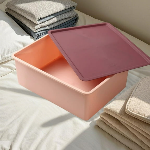 SCNOR Water Resistant Storage Boxes Closet Clothes Storage Organizer with Lids