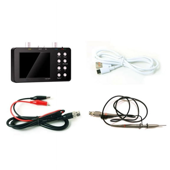 SCO2 Dual Channel Digital Oscilloscope 50M Sampling Rate 10Mhz Analog Bandwidth One Key AUTO Anti Burning, SET 2