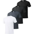 thumbnail image 1 of Geeksport Men's Casual Short Sleeve T-Shirt 4 Pack Moisture Wicking Breathable Quick Dry 3XL, 1 of 5