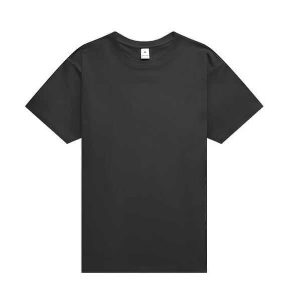 Geeksport Men's Casual Short Sleeve T-Shirt Moisture Wicking Breathable Quick Dry Dark Gray L