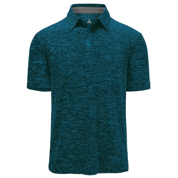 Geeksport Men's Polo Shirts Solid Color Short Sleeve Casual Shirts for Men Classic Polo Shirts Casual Business Polo Shirts for Men Green 2XL