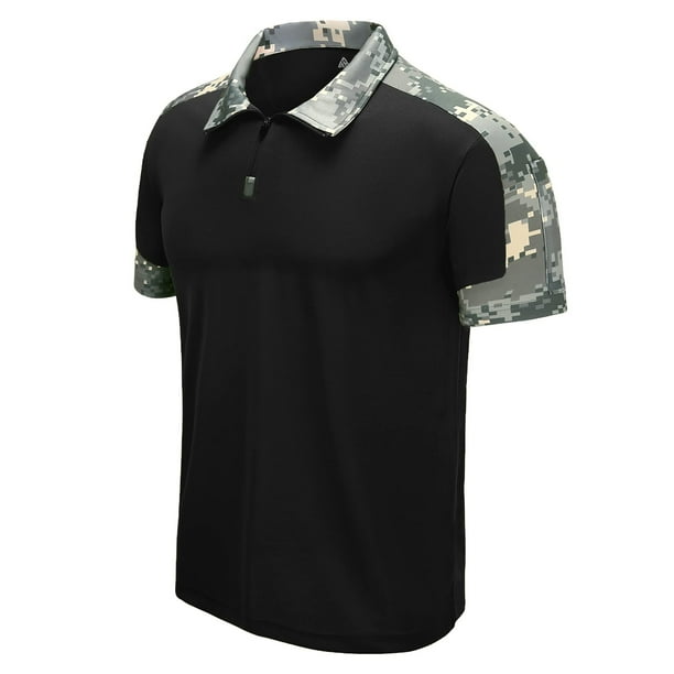 SCODI Men's Short Sleeve Golf Polo Shirts Moisture Wicking