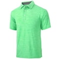 thumbnail image 1 of Geeksport Mens Golf Polo Shirt Short Sleeve Casual Polo Shirt for Men Performance Moisture-Wicking Cationic Shirt Casual Sports Tennis T-Shirts Green 2XL, 1 of 7