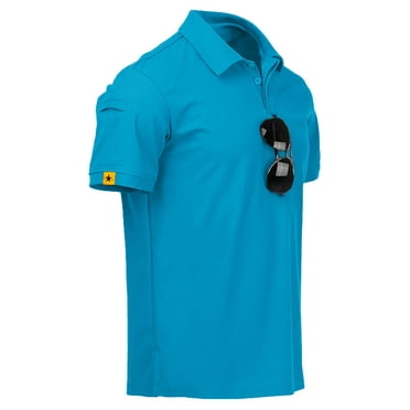 SCODI Men's Polo Shirts Short Sleeve Performance Moisture Wicking ...