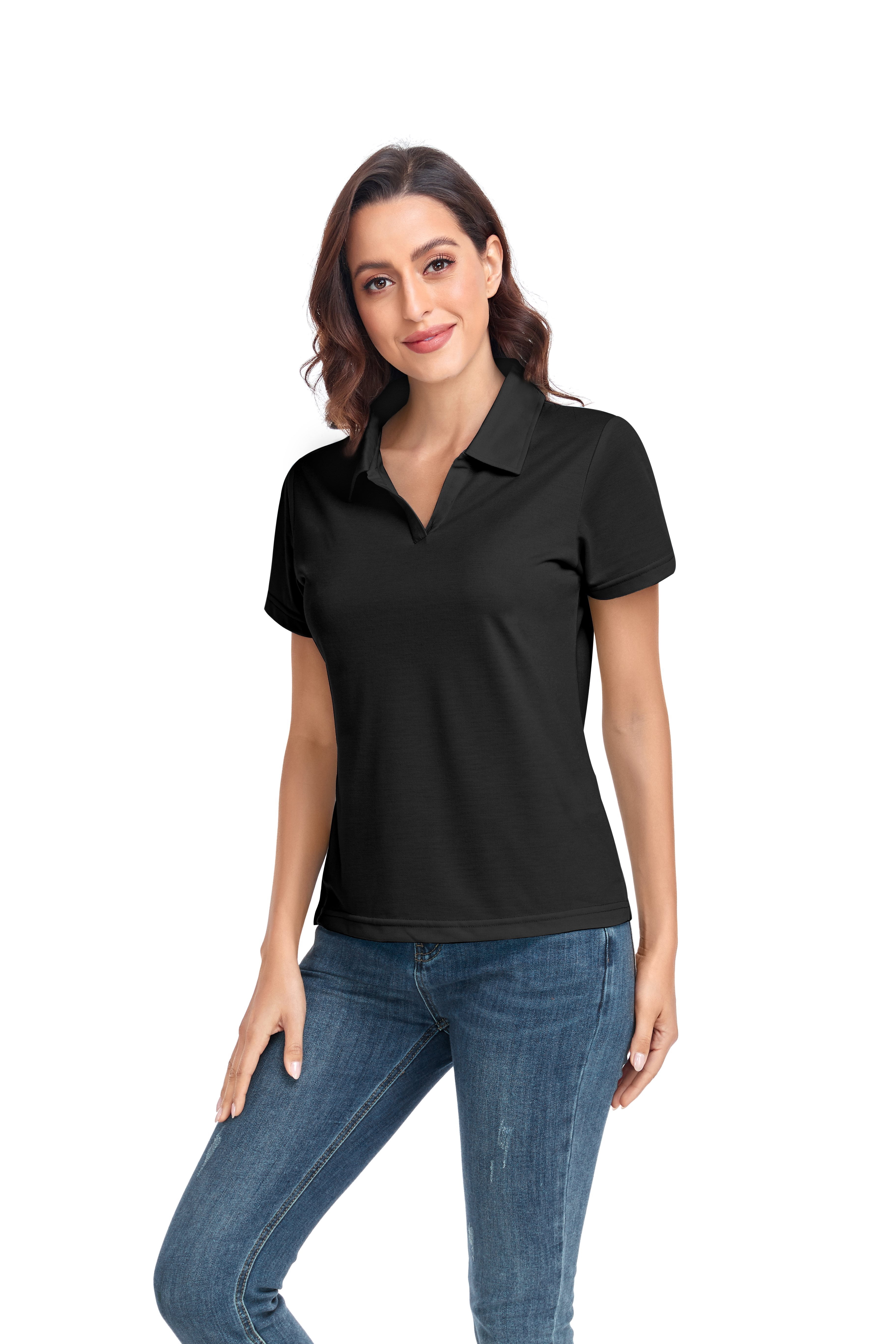 SCODI Polo Shirts for Women Moisture Wicking Golf Shirts Collared