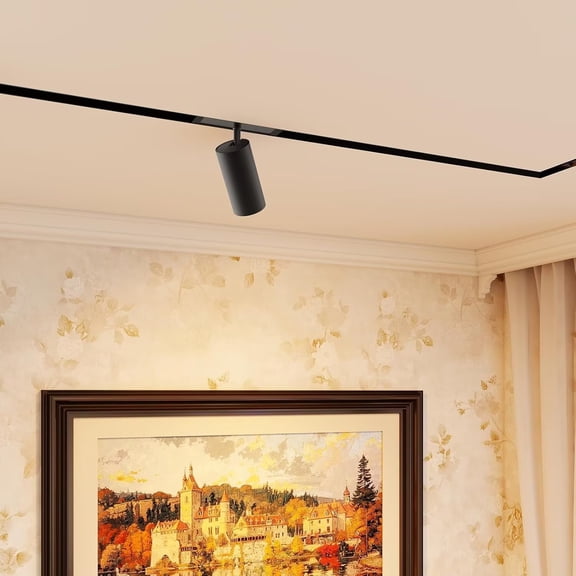 SCON Magnetic Track Light Head 18W, CCT Selectable (3000K/4000K/6000K) Dimmable Spotlight Head, 24 Beam Magnetic Track Downlight Head for Kitchen, Living Room, Office Track Lighting