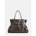 thumbnail image 1 of Scoop Women's Faux Leather Buckle Tote, Burnt Rosemary, 1 of 7