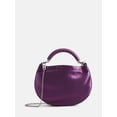 thumbnail image 1 of Scoop Women's Chain Top Handle Satin Mini Handbag, Orchid, 1 of 7