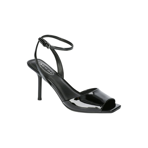 Scoop Women's Ankle Strap Peep Toe Stiletto Heeled Sandals