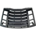 thumbnail image 1 of SCOOPSPORTS fit for 11-23 Charger Sedan Rear Window Louvers Sunshades,Includes Mounting Bracket,Matte Black ABS,Speed, 3 Pieces, 1 of 3