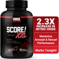 thumbnail interactive-video image 1 of Force Factor SCORE! XXL, Nitric Oxide Booster for Men with L-Citrulline, Horny Goat Weed & Tribulus for Libido, Drive, Stamina & Energy, 60 Tablets, 1 of 10