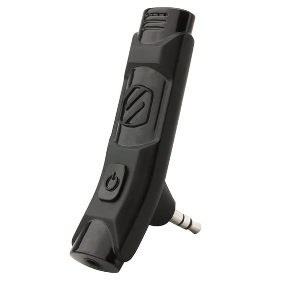 SCOSCHE BTAXS2R MotorMouth III Wireless Bluetooth Handsfree Car Receiver MP3/Auxiliary Adapter Kit with Built-in Mic for Wireless Phone Calls and Music Streaming - Black