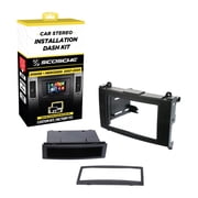 SCOSCHE CR1292B - 2007 Dodge Sprinter Van DIN w/Pocket & Double DIN Mounting Dash Kit for Car Radio / Stereo Installation