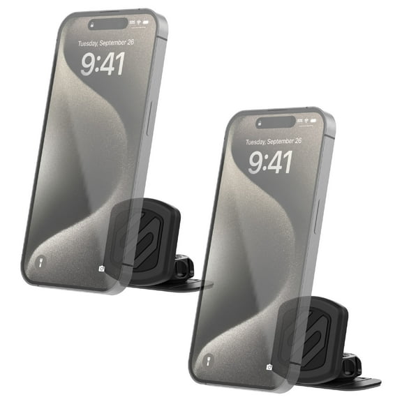 SCOSCHE MAGKIT MagicMount? Universal Magnetic Phone/GPS Mount for the Car, Home or Office - 2-Pack