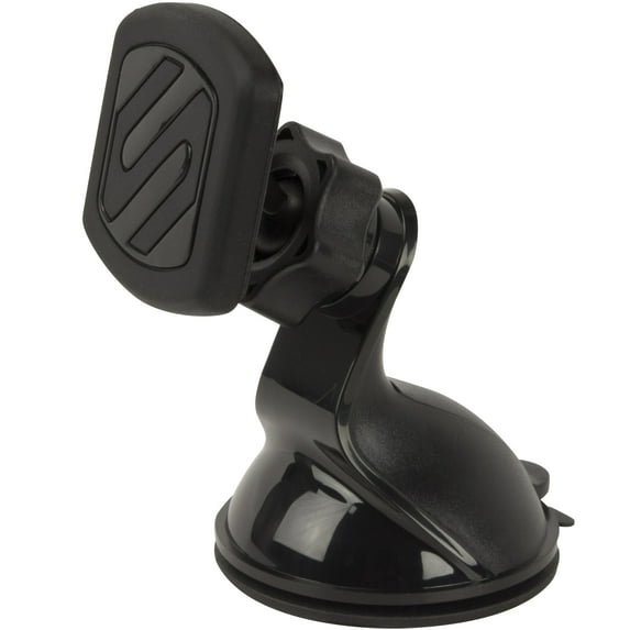 SCOSCHE MWSM2PK-UB MagicMount? Universal Magnetic Phone/GPS Suction Cup Mount for the Car, Home or Office - 2-Pack