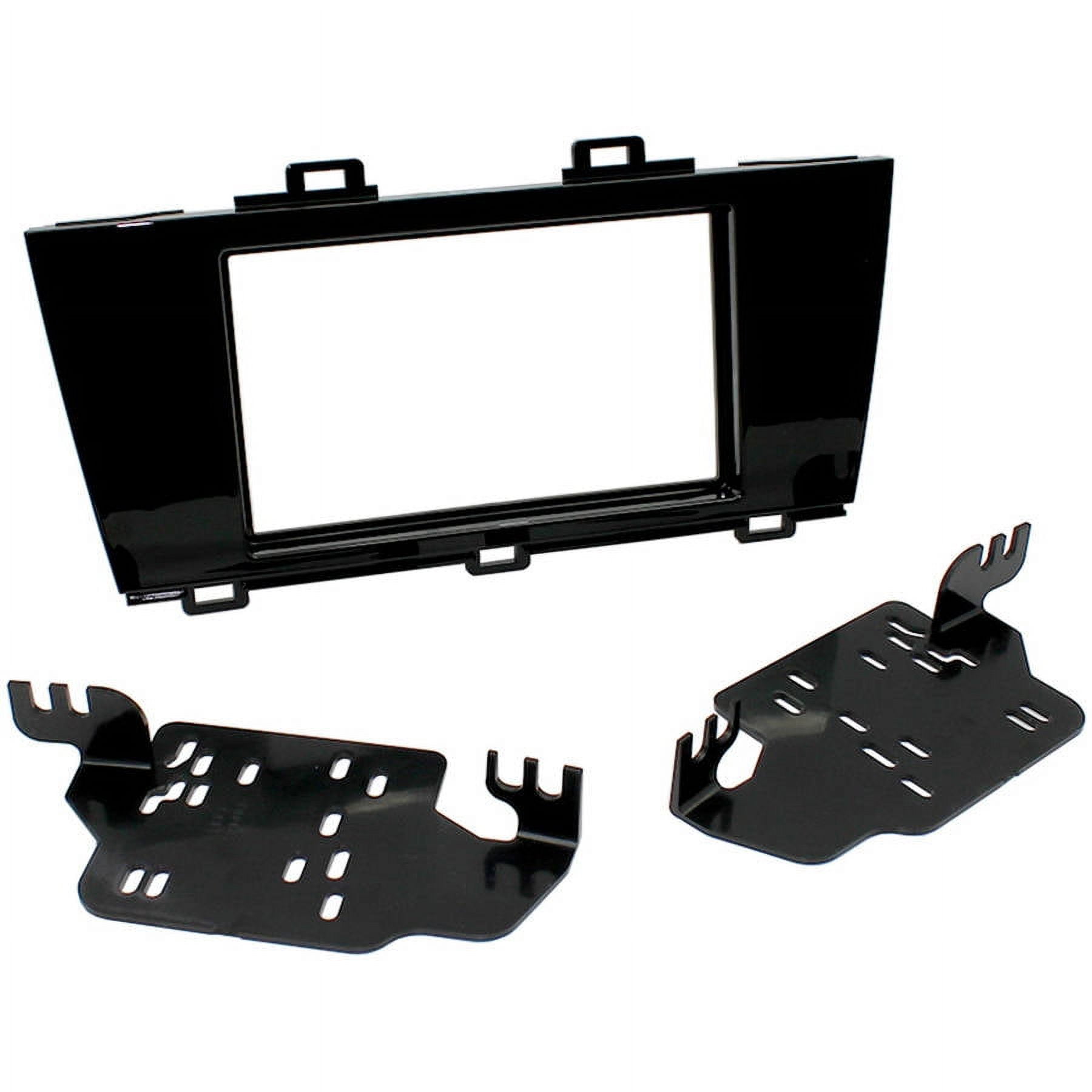 SCOSCHE NN1680B 2014up Nissan Rogue ISO Double DIN and DIN+Pocket