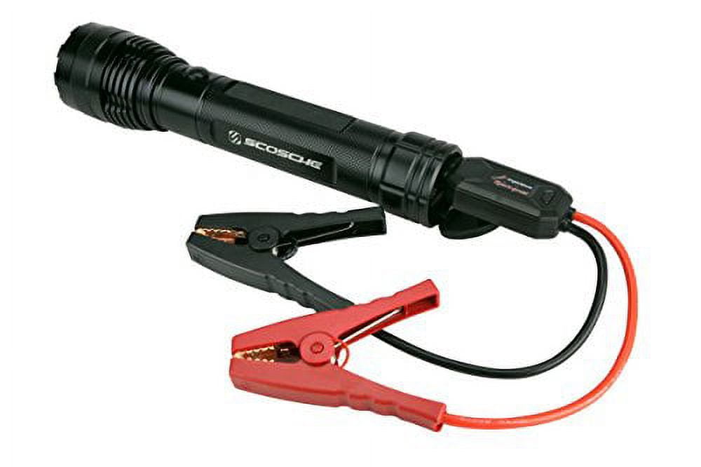 SCOSCHE PBJF400 PowerUp 400 Torch Portable 1 000 Lumen Flashlight and Car Jump Starter with 5 100 mAh 400A Portable Battery with USB Port for use in 4
