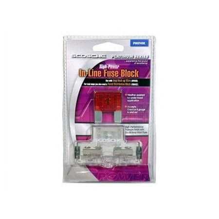 SCOSCHE PMFHIK In-Line Fuse Block With 40 and 80-Amp Maxi-Fuse