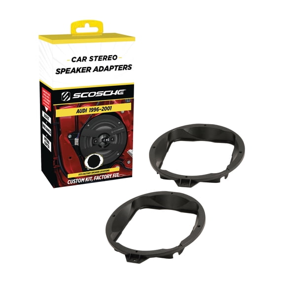 Scosche SAAI652 Speaker Adapters Fits 6.5-6.75  Speakers Compatible with Select 1996-2001 Audi