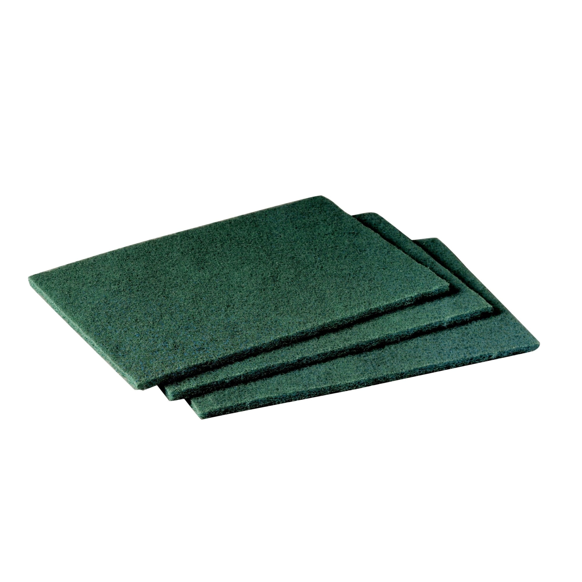 Green Microfiber General-Purpose Scouring Pads, Pack of 10