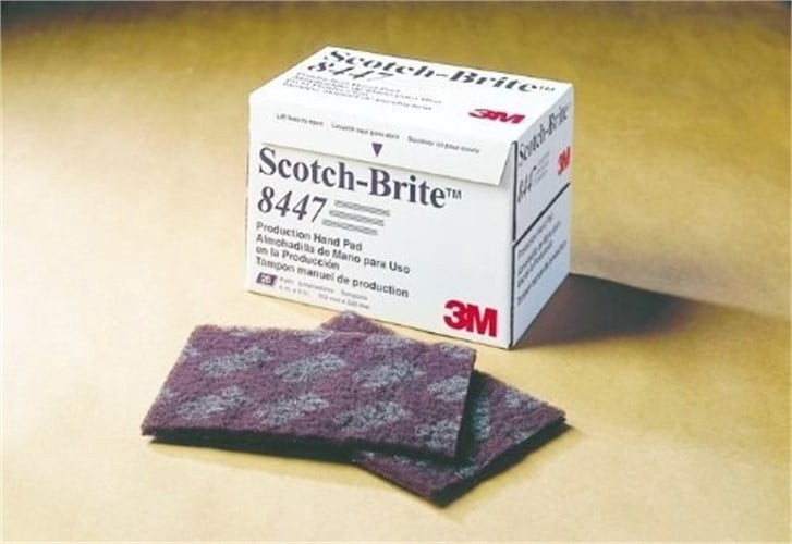 SCOTCH-BRITE Hand Pad, Very Fine, PK60, 61500136686