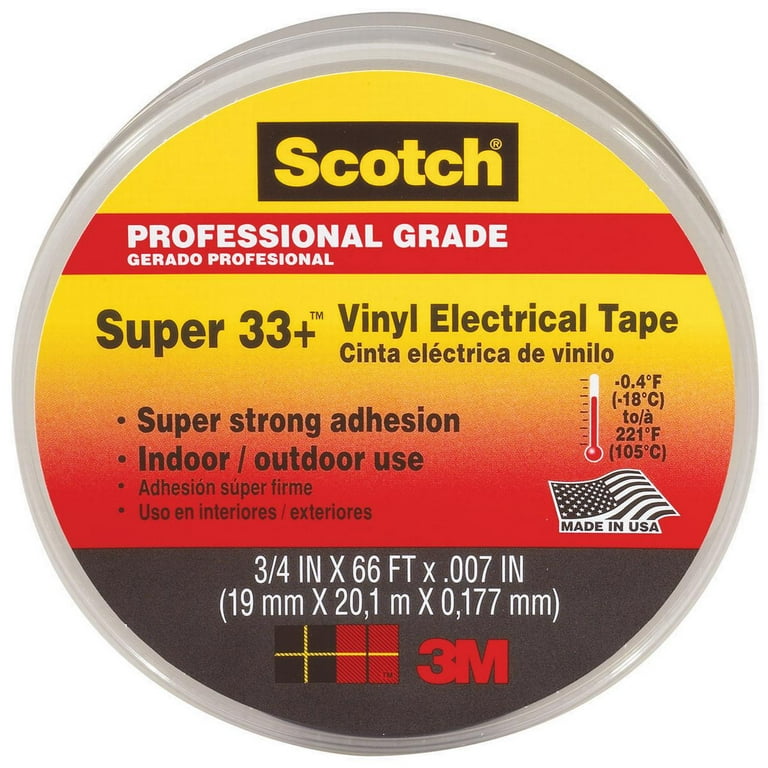 regering dissipation Væk SCOTCH SUPER 33+ Electrical Tape - Walmart.com