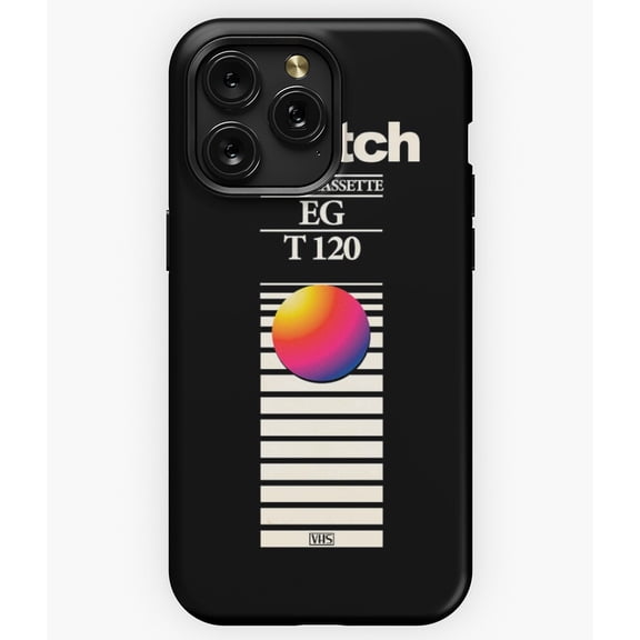 SCOTCH VINTAGE 90S VHS COVER RETRO TAPE A10683 Phone Case for iPhone 11 to 17 Pro Max