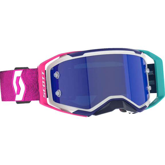 SCOTT Prospect 2.0 AMP Goggle - Stealth Blue/Radiant Pink - Blue Chrome 421478-7906349