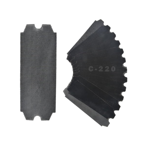 SCOTTCHEN Drywall Sanding Screen Mesh Sheet 4-3/16" x 11-1/4" Grit #220-12pcs