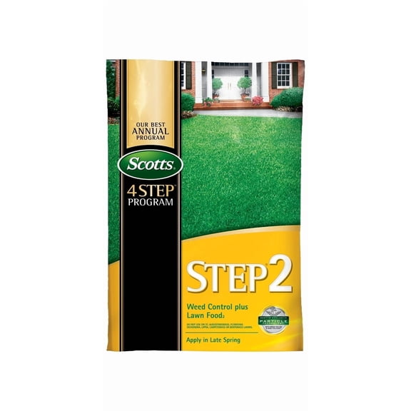 Scotts 23616 STEP 2 Plant Food Plus Weed Preventer, Granule, Spreader Application, 13.79 lb Bag Gray