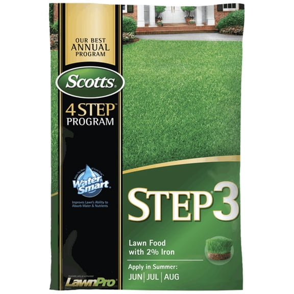 SCOTTS LAWNS Lawn Pro Step 3 Lawn Fertilizer, 32-0-4, Covers 15,000 Sq. Ft. 33050