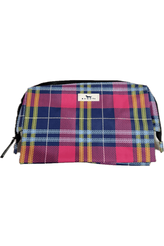 Big Mouth Toiletry Makeup Bag Large Accessory - Clueless Plaid pattern