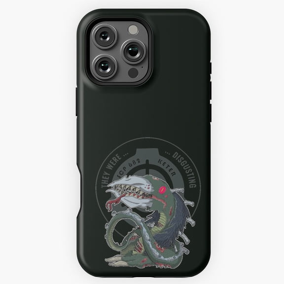 SCP 682 Art Phone Case for iPhone 16 15 14 13 12 11 Pro Max M5903533