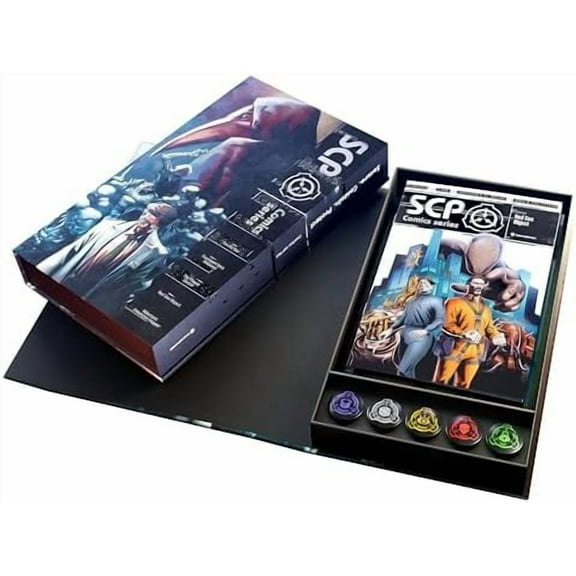 SCP Foundation Comics Box Set + Badge Set$$Home Decor, Kitchen, & Other