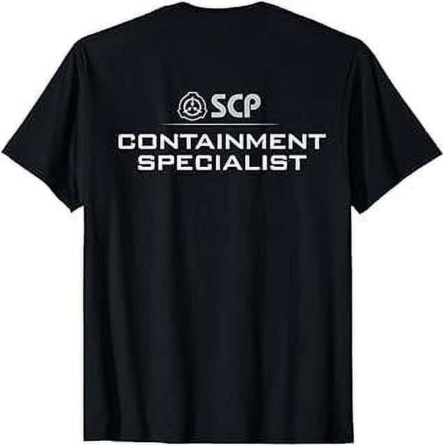 SCP Foundation Containment Specialist, Design on Back T-Shirt - Walmart.com