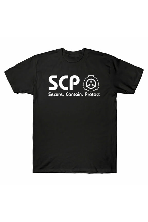 SCP Foundation Fans T Shirt Secure Contain Protect Short Sleeve Men's Tee
