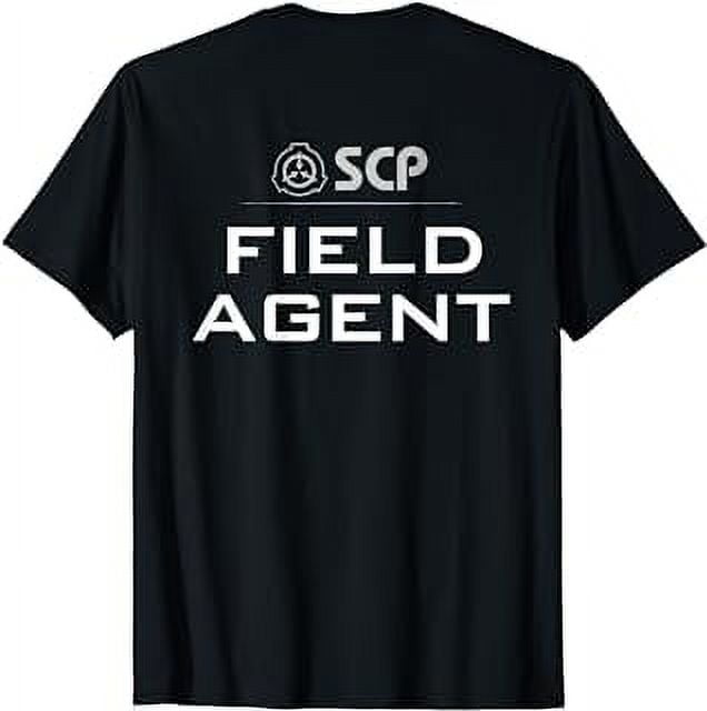 SCP Foundation Field Agent, Design on Back TShirt