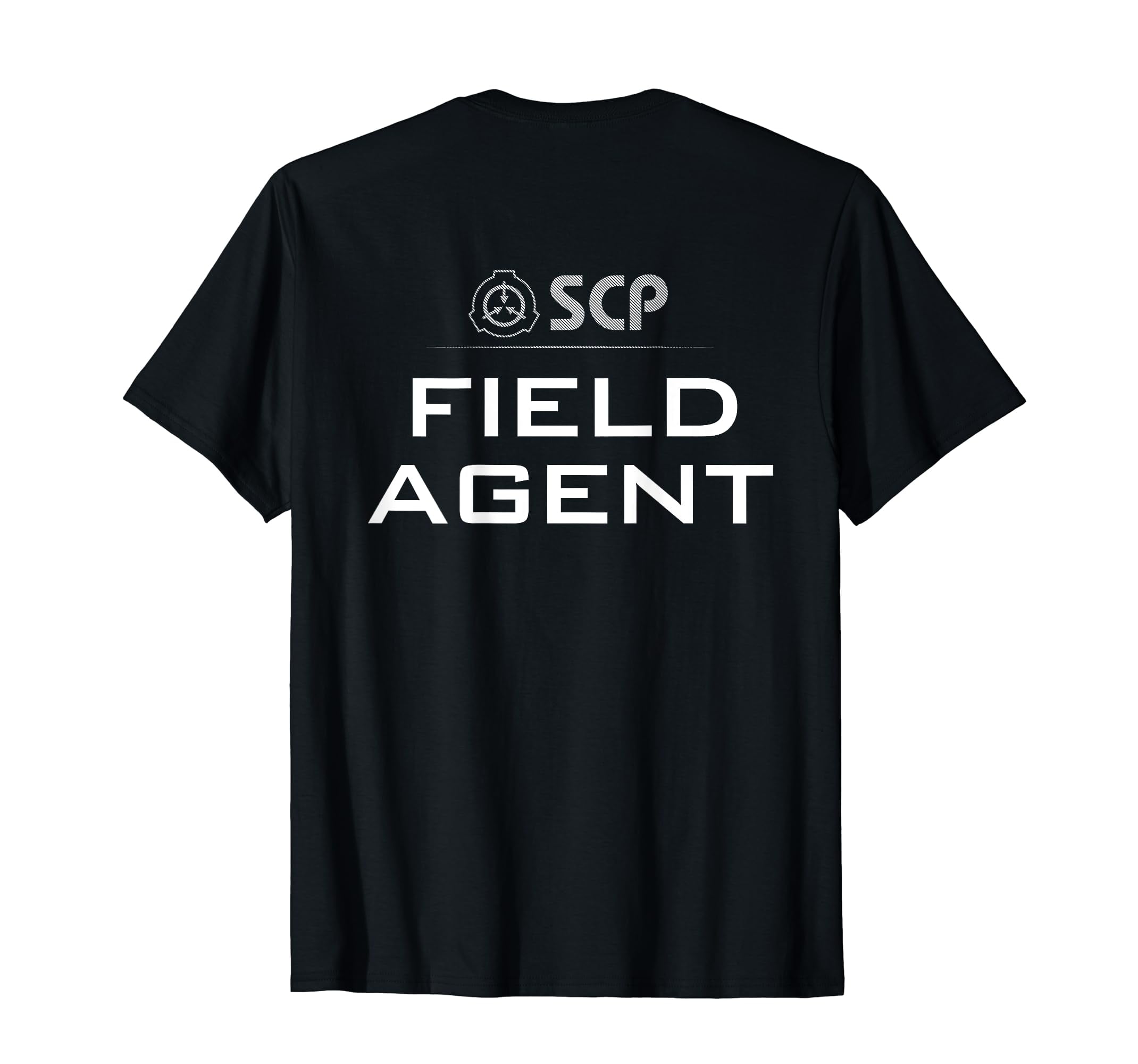 SCP Foundation Field Agent, Design on Back TShirt