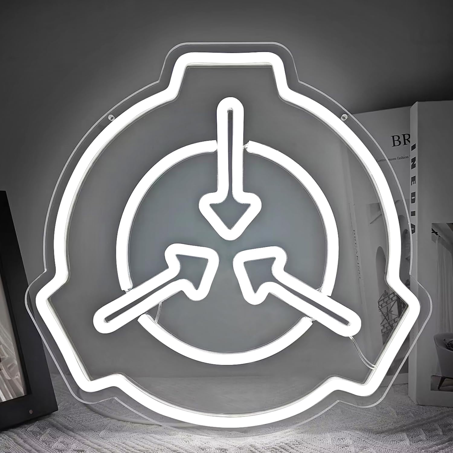Scp Signs Red Pool SCP Foundation Neon Sign SCP Led Sign Dimmable Neon Lights for Wall ...