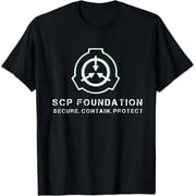SCP Foundation Secure Contain Protect Glitch Blur Tee