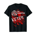 thumbnail image 1 of SCP Foundation logo with blood spatter KEter T-Shirt, 1 of 5