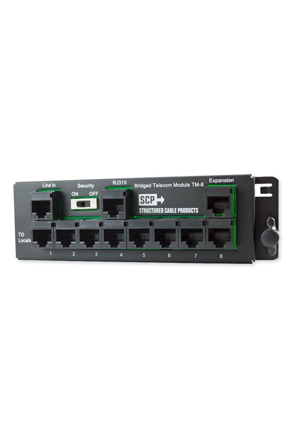 SCP TM-8 8 Port RJ45 Telecom Module