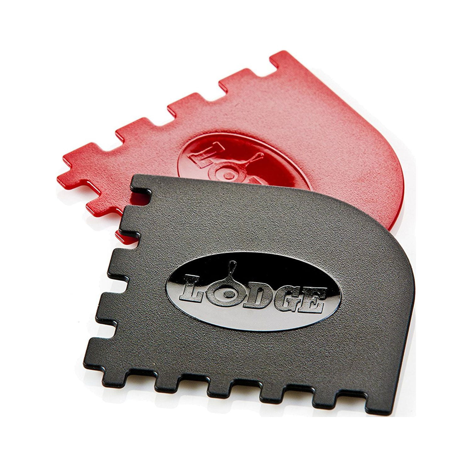 SCRAPERGPK Durable Grill Pan Scrapers, Red and Black, 2Pack, Each