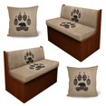 thumbnail image 1 of SCRAWLGOD 6 Pcs RV Dinette Cushion Covers Elastic Camper Couch Cushion Slipcovers Replacement Futon Furniture Protector for Sofa Bed, Western Aztec Bear Paw, 1 of 8