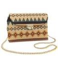 thumbnail image 1 of SCRAWLGOD American Tribal Red Beige Crossbody Bags for Women Trendy, PU Leather Shoulder Handbags, Purses for Women with Detachable Chain Strap, 1 of 7